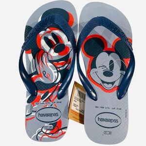 Havaianas Top Disney Collection Mickey Mouse Flip Flop Sandals Unisex W7/8 M6/7